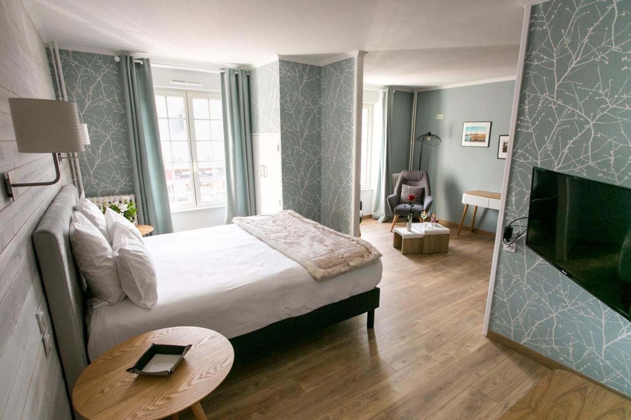 פורטביי Le Cotentin Appart'Hotels & Restaurant Le Cot' מראה חיצוני תמונה