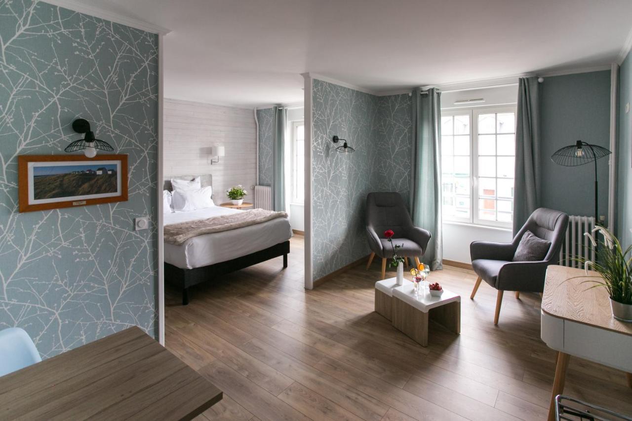 פורטביי Le Cotentin Appart'Hotels & Restaurant Le Cot' מראה חיצוני תמונה